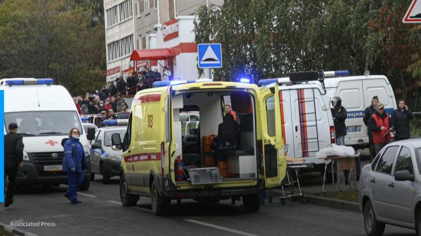  School shooting in Russia leaves at least 15 dead, 24 wounded