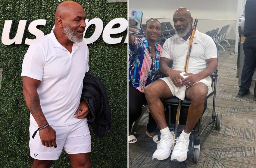  Mike Tyson explains ‘health problem’ after he was spotted in a wheelchair