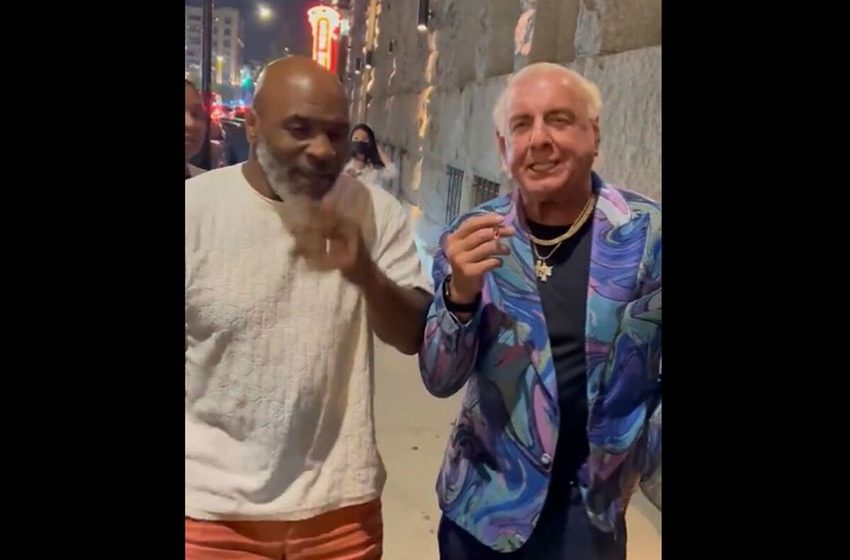  Mike Tyson and Ric Flair sparked a couple of blunts after a weed conference in Chicago