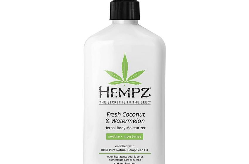  Hempz Fresh Coconut & Watermelon Moisturizing Skin Lotion, Natural Hemp Seed Herbal Body Moisturizer with Chamomile & Avocado Extracts, Vitamins A, C, E & D, 17 oz $10.6