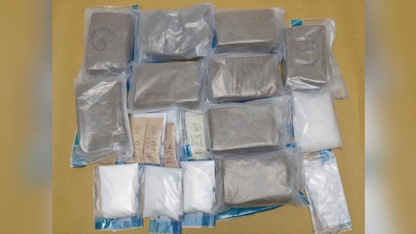  Man arrested, more than 8kg of drugs worth about S$343,000 seized