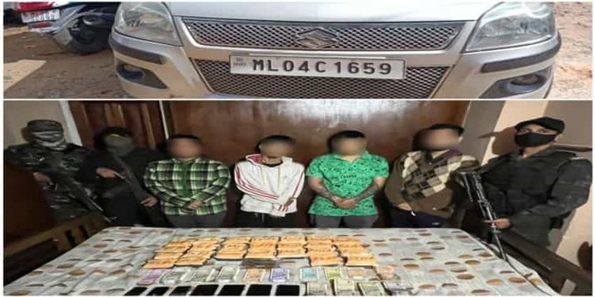  319.17 gms drugs seized, 4 traffickers held
