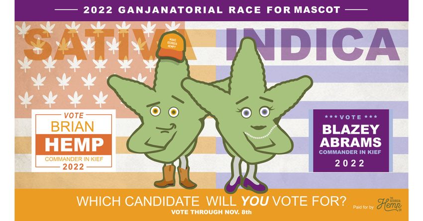  Blazey Abrams vs Brian Hemp: The Ganjanatorial Race For Mascot Run-Off Nov. 8, 2022