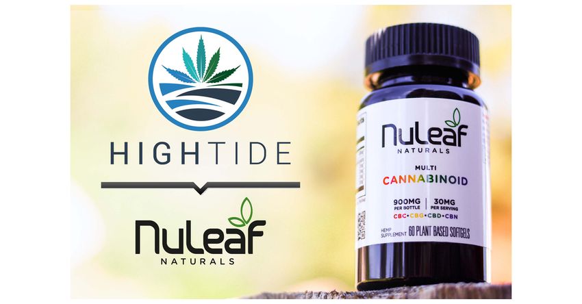  High Tide Announces Launch of Its NuLeaf Naturals Multicannabinoid Products in Manitoba