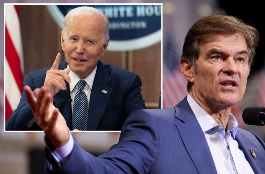  ‘Rational move’: Dr. Mehmet Oz says he backs Joe Biden’s pot pardons