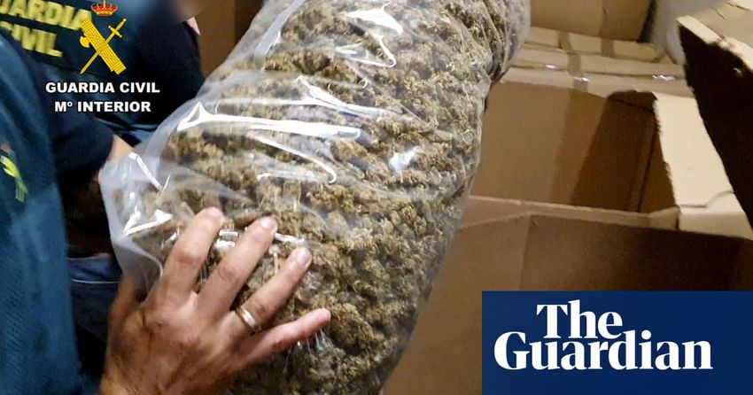  Spanish police seize largest ever amount of marijuana worth £56m