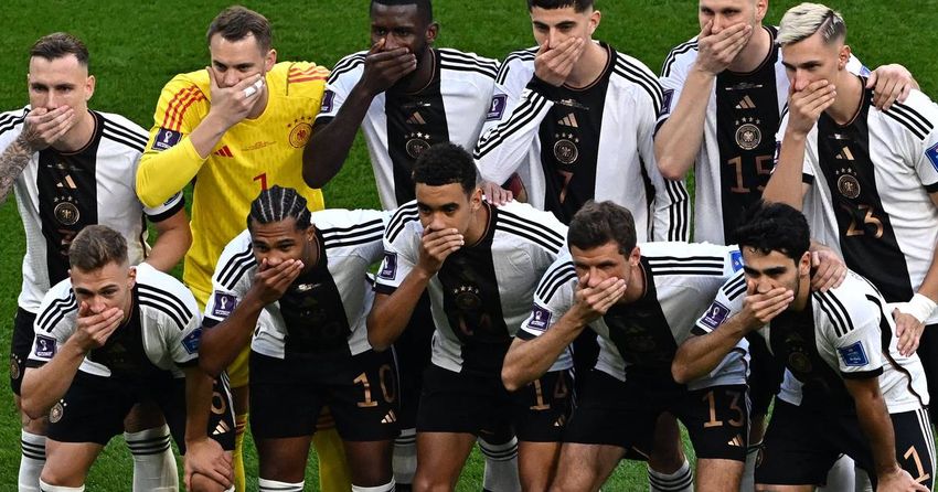  Germany make protest in Qatar; Roy Keane taking no prisoners on ITV