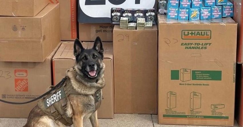  Texas K-9 sniffs out $1.7 million worth of marijuana, mushroom-laced candy bars