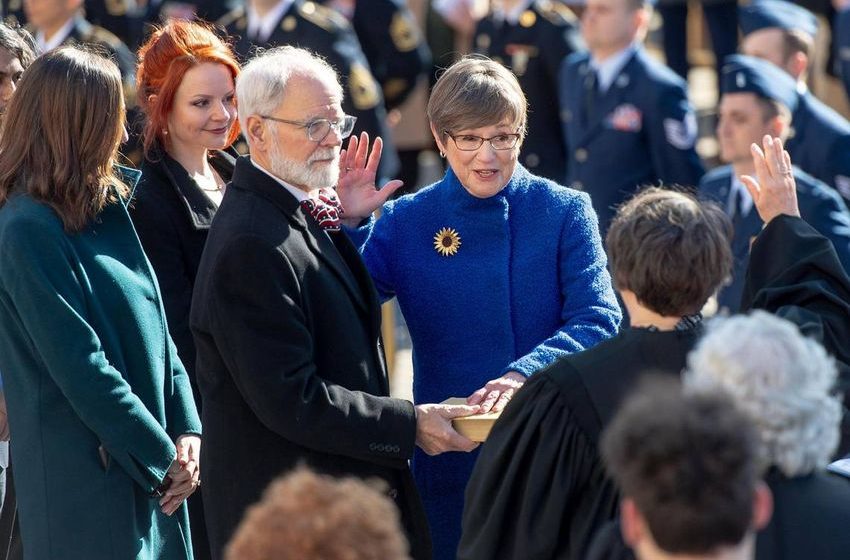  Kansas Gov. Laura Kelly begins second term, condemns ‘hostility and anger’ in politics