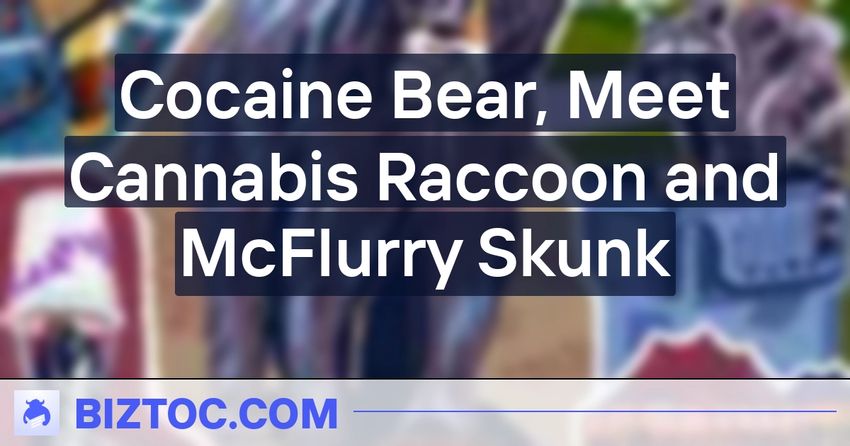 Cocaine Bear, Meet Cannabis Raccoon and McFlurry Skunk
