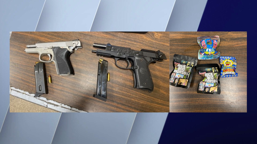  Indiana State Police arrest felon with 2 guns, 50 grams of marijuana in LaPorte County