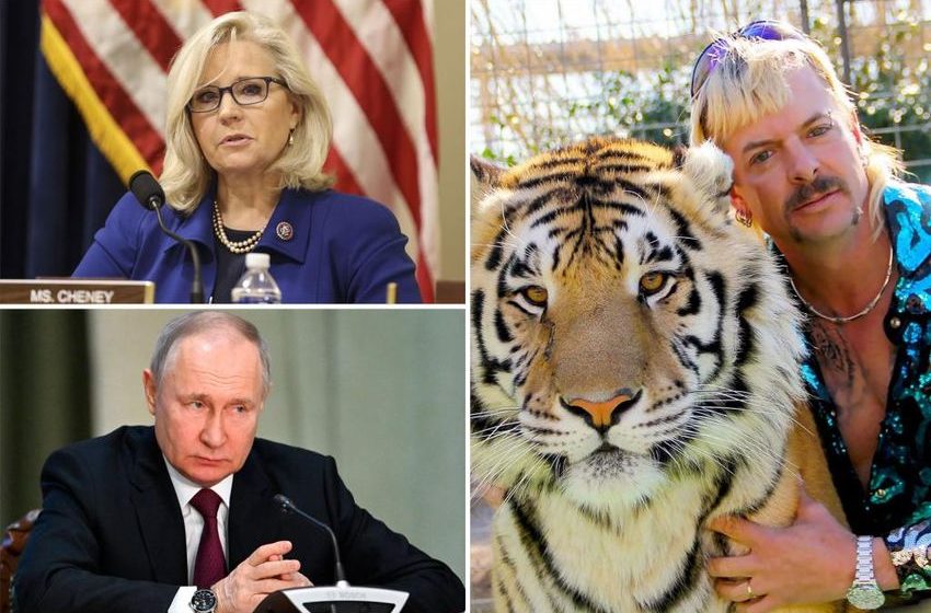  Joe Exotic wants Liz Cheney as his 2024 running mate, urges Putin assassination