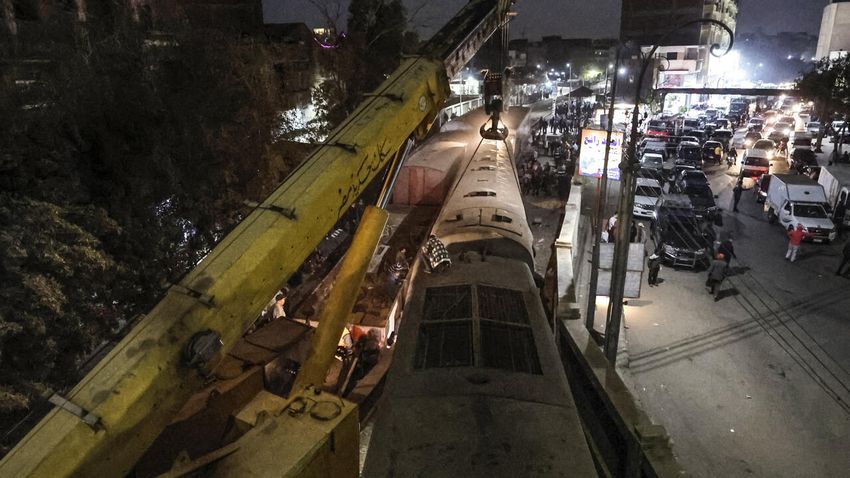 Two dead, 16 hurt in Egypt train accident: health ministry