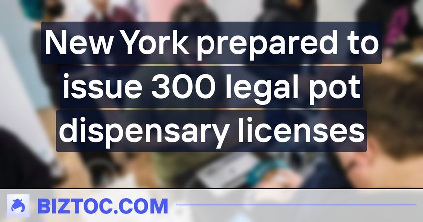  New York prepared to issue 300 legal pot dispensary licenses