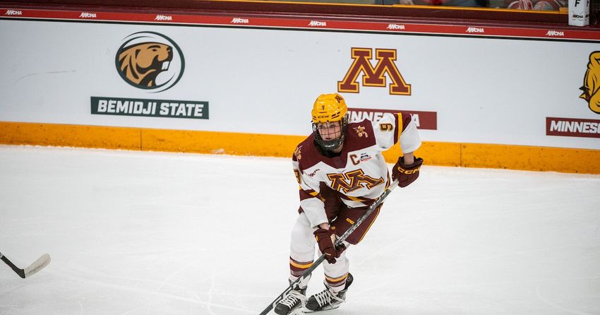  Gophers beat top-ranked Ohio State 3-1 to win WCHA Final Faceoff