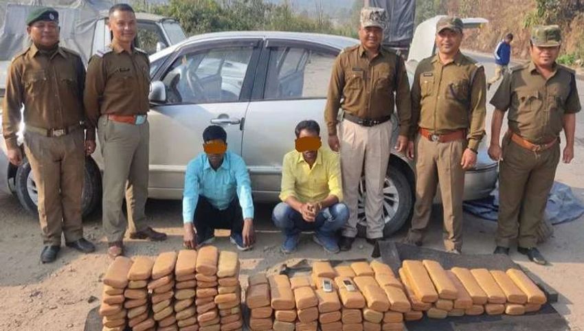  Two arrested with marijuana in Meghalaya