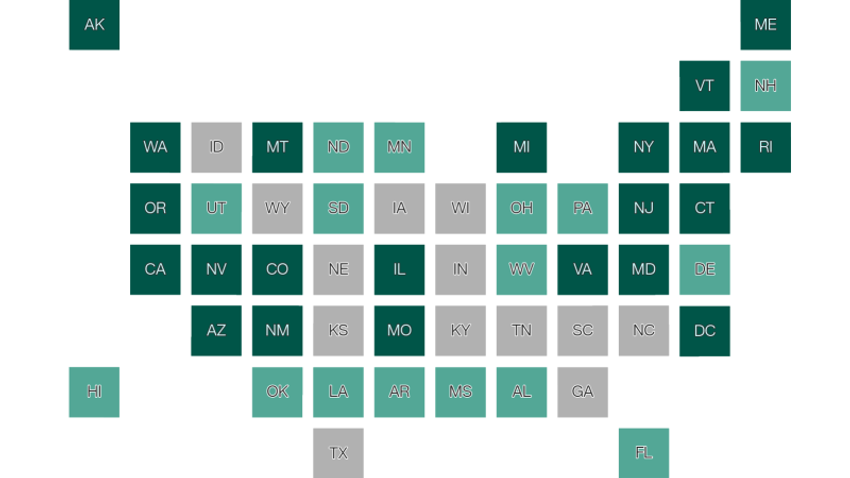  Where is marijuana legal and how do people feel about it? Five charts show the shifting landscape