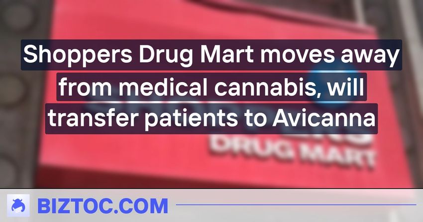 Shoppers Drug Mart moves away from medical cannabis, will transfer patients to Avicanna