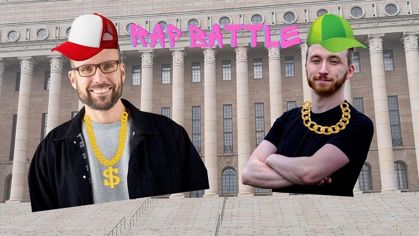  Pretty fly for white guys: Politicians in Finland rap for votes ahead of election
