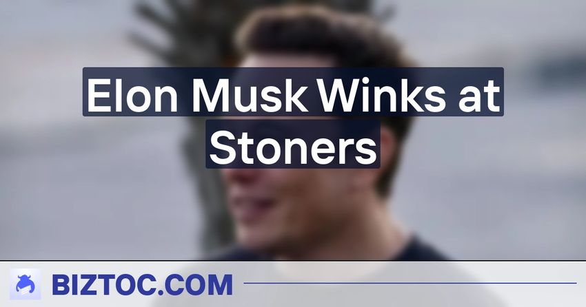  Elon Musk Winks at Stoners