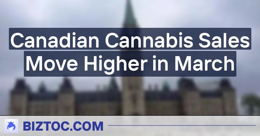 Canadian Cannabis Sales Move Higher in March