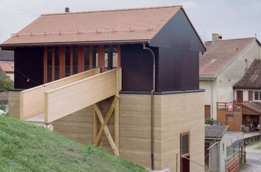  Madeleine Architects converts pigsty into The Recipe house in Switzerland