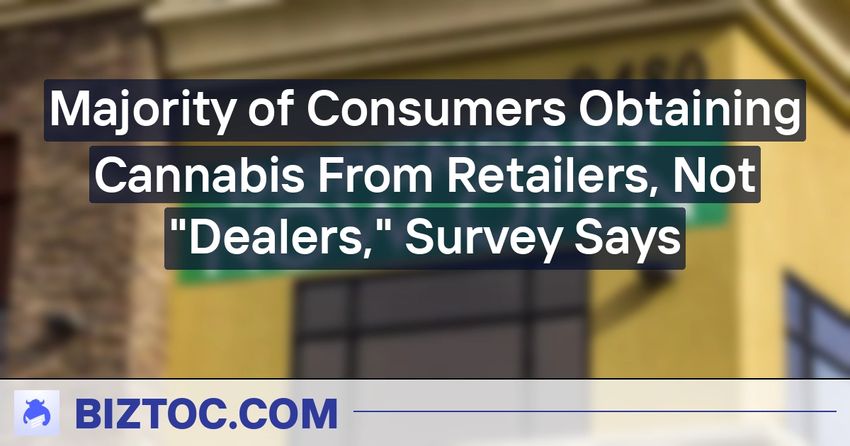 Majority of Consumers Obtaining Cannabis From Retailers, Not “Dealers,” Survey Says