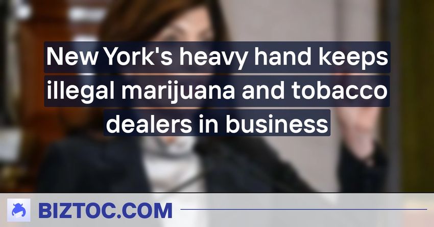 New York’s heavy hand keeps illegal marijuana and tobacco dealers in business
