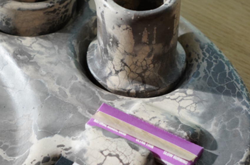  Concrete and Cast Iron Cannabis Accessories by Houseplant