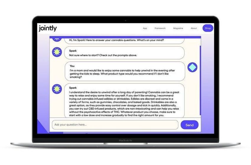  AI-Powered Cannabis Chatbots – Spark by Jointly Educates & Informs Cannabis Consumers of All Levels (TrendHunter.com)