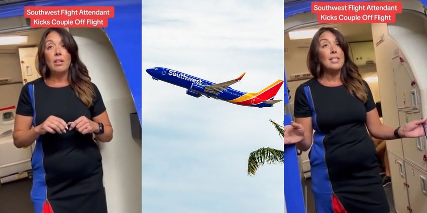  ‘You guys are jeopardizing the safety of this aircraft’: Viewers defend Southwest Airlines flight attendant for kicking couple off of airplane