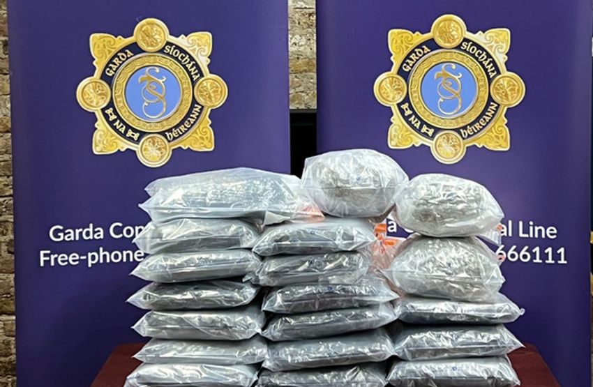 Man (20s) arrested after €572,000 worth of cannabis seized in Dublin