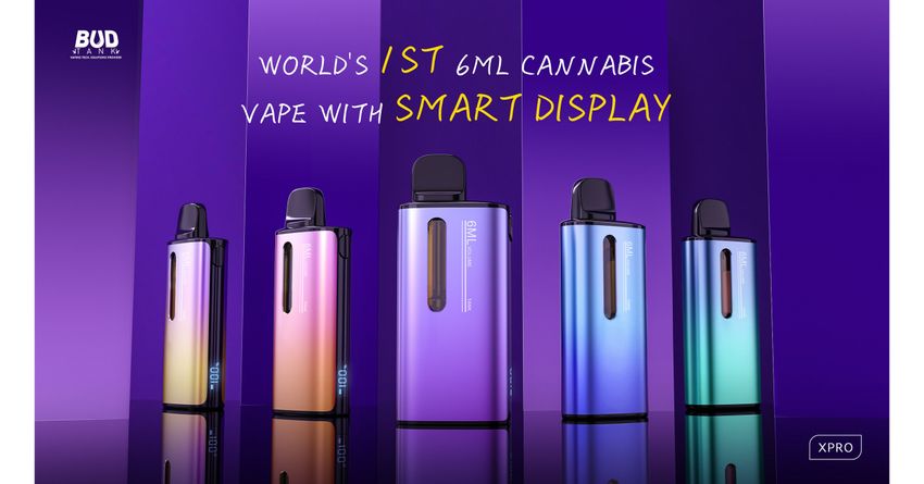  BudTank Launches XPRO: World’s 1st Cannabis Vape with Smart Display!