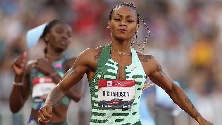  Sha’Carri Richardson wins 100 meters at US Championships two years after suspension