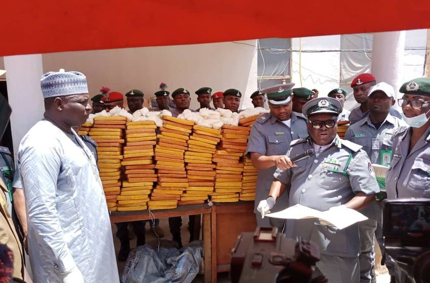  Kebbi customs intercept 371 packs of cannabis, 98 packs of diazepam