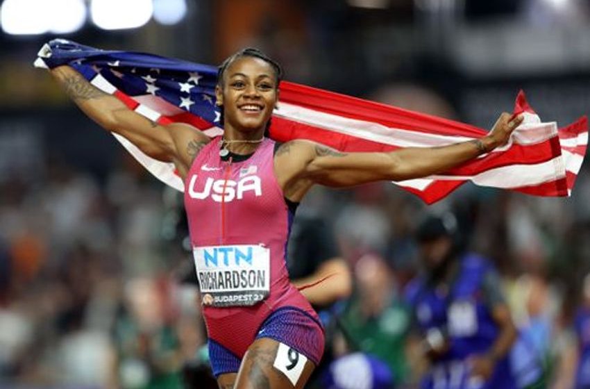  In a comeback two years in the making, American Sha’Carri Richardson stuns a star-studded field to win the 100 at the world track championships