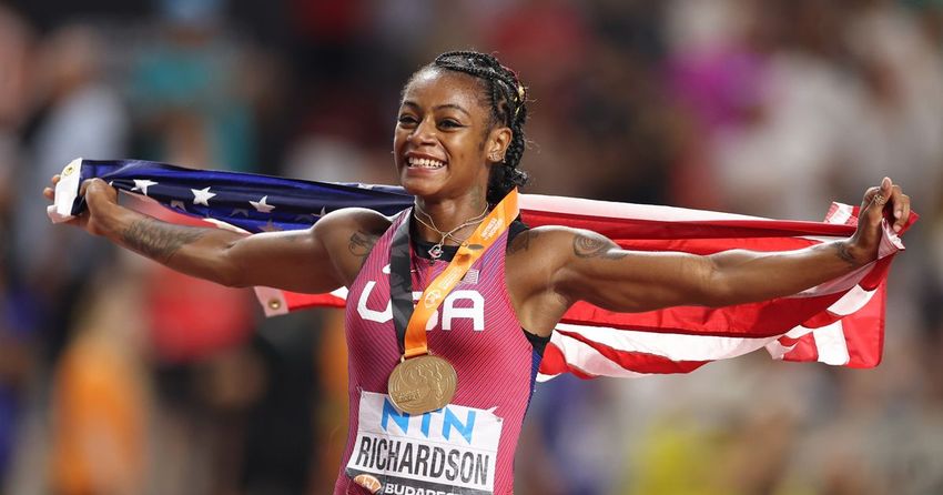  Dina Asher-Smith run out of medals as Sha’Carri Richardson makes up for lost time