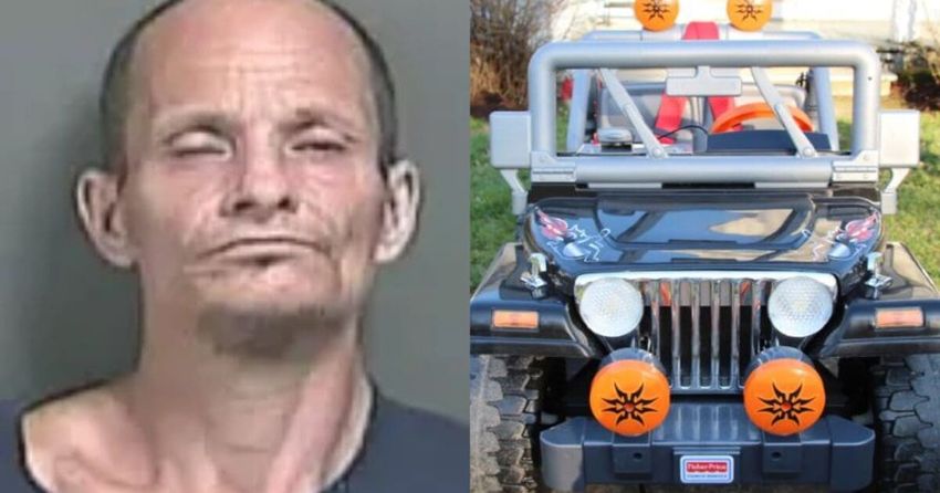  Indiana Man Arrested For Driving While Intoxicated on Children’s Power Wheels Toy