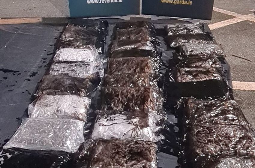  Gardaí say no arrests yet after €540,000 of herbal cannabis is seized in Wexford