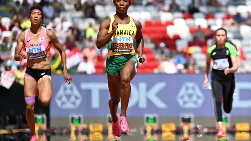  Fraser-Pryce gets record-equalling bid off to impressive start