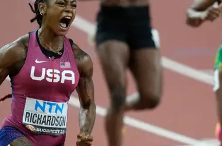  Sha’Carri Richardson Wins the 100 Meters at Track World Championships