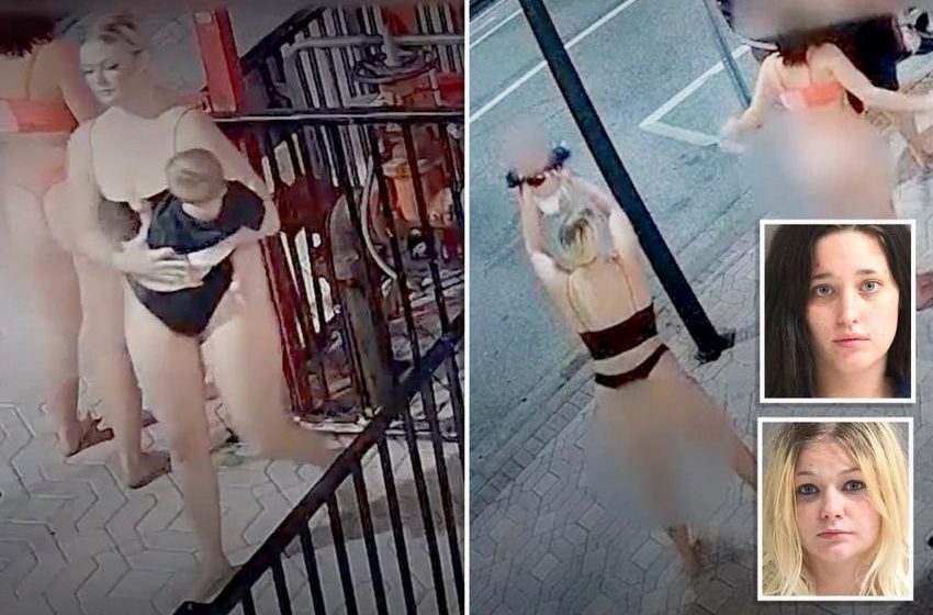  Two women charged after allegedly tossing baby ‘like a toy’ outside bar