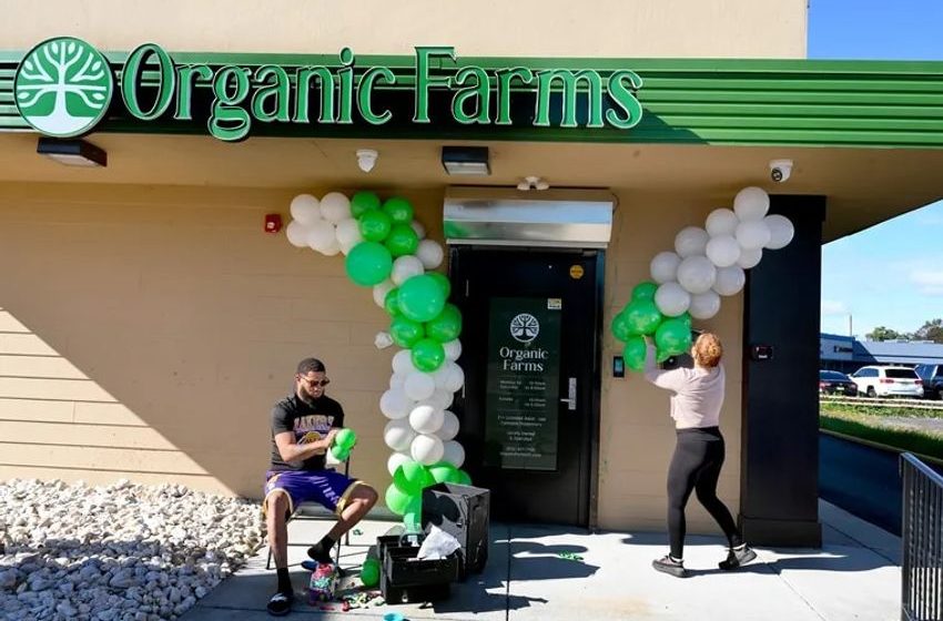  Drive-thru marijuana dispensary Organic Farms opens in Camden, New Jersey
