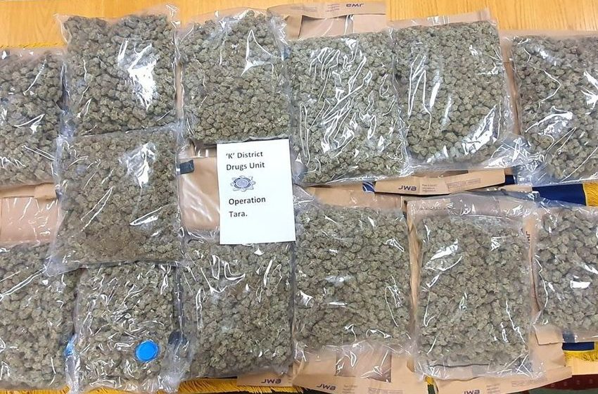  Man arrested after cannabis worth €250,000 found in car on M50