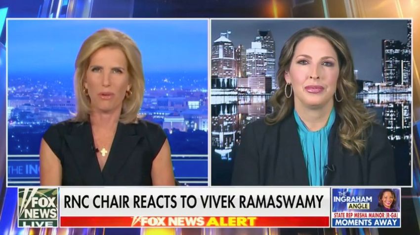  Laura Ingraham Grills Ronna McDaniel Over GOP’s Virginia Debacle: ‘They Were Outspent by $8 Million’