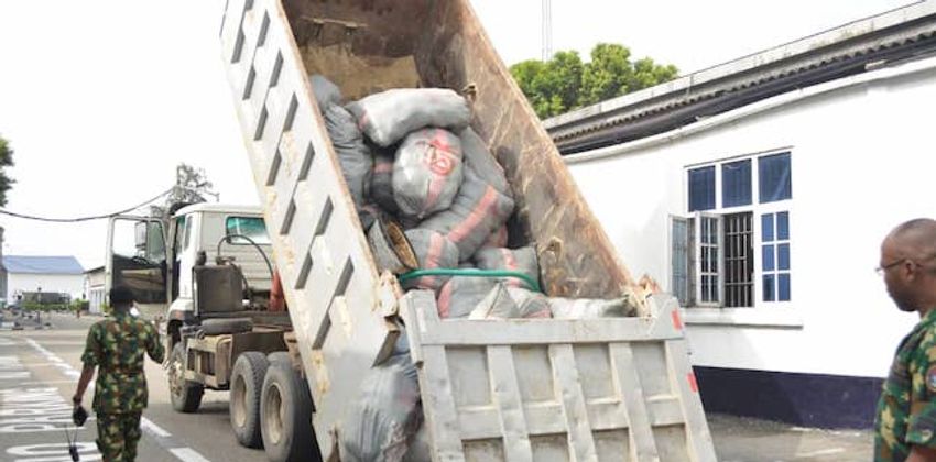  Navy intercepts 127 bags of cannabis, gas drums in Lagos
