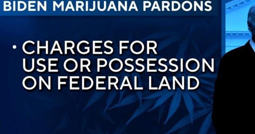  Biden pardons thousands convicted of minor federal marijuana offenses