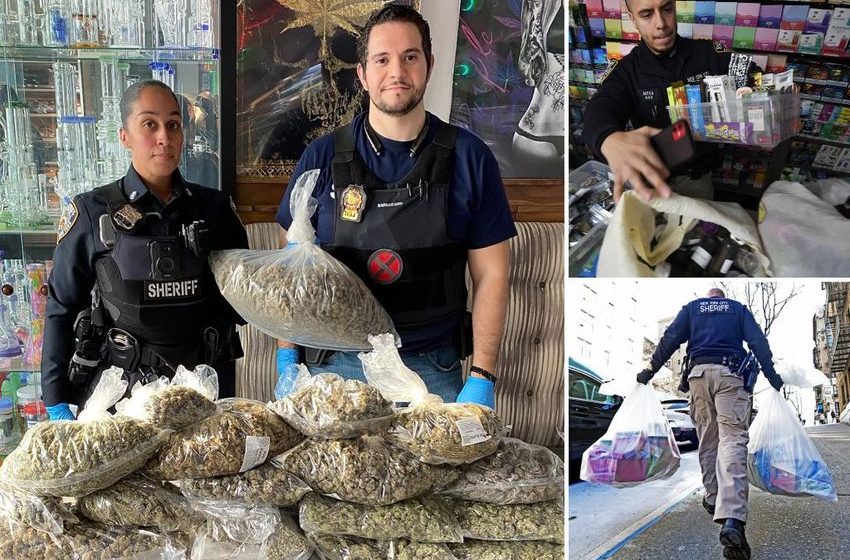 NY seizes 11,000 pounds of pot worth over $54M from illegal storefronts