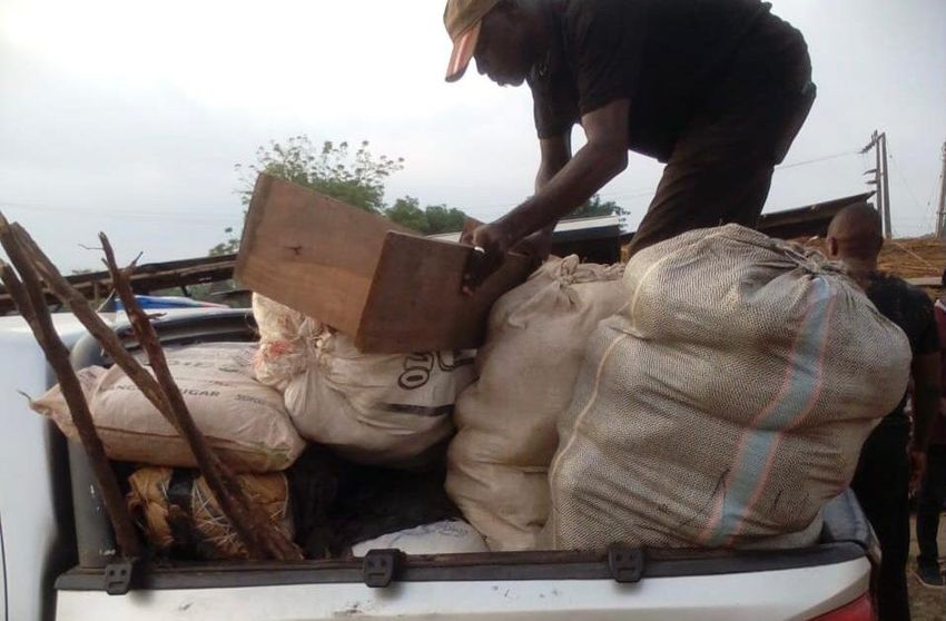  Ogun security outfit intercepts 22 sacks of Indian hemp