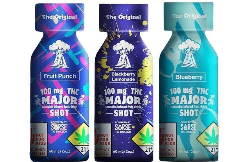  Dosable THC Beverages – Major Minis are Ready to Be Taken as a Shot or Used for Micro-Dosing (TrendHunter.com)